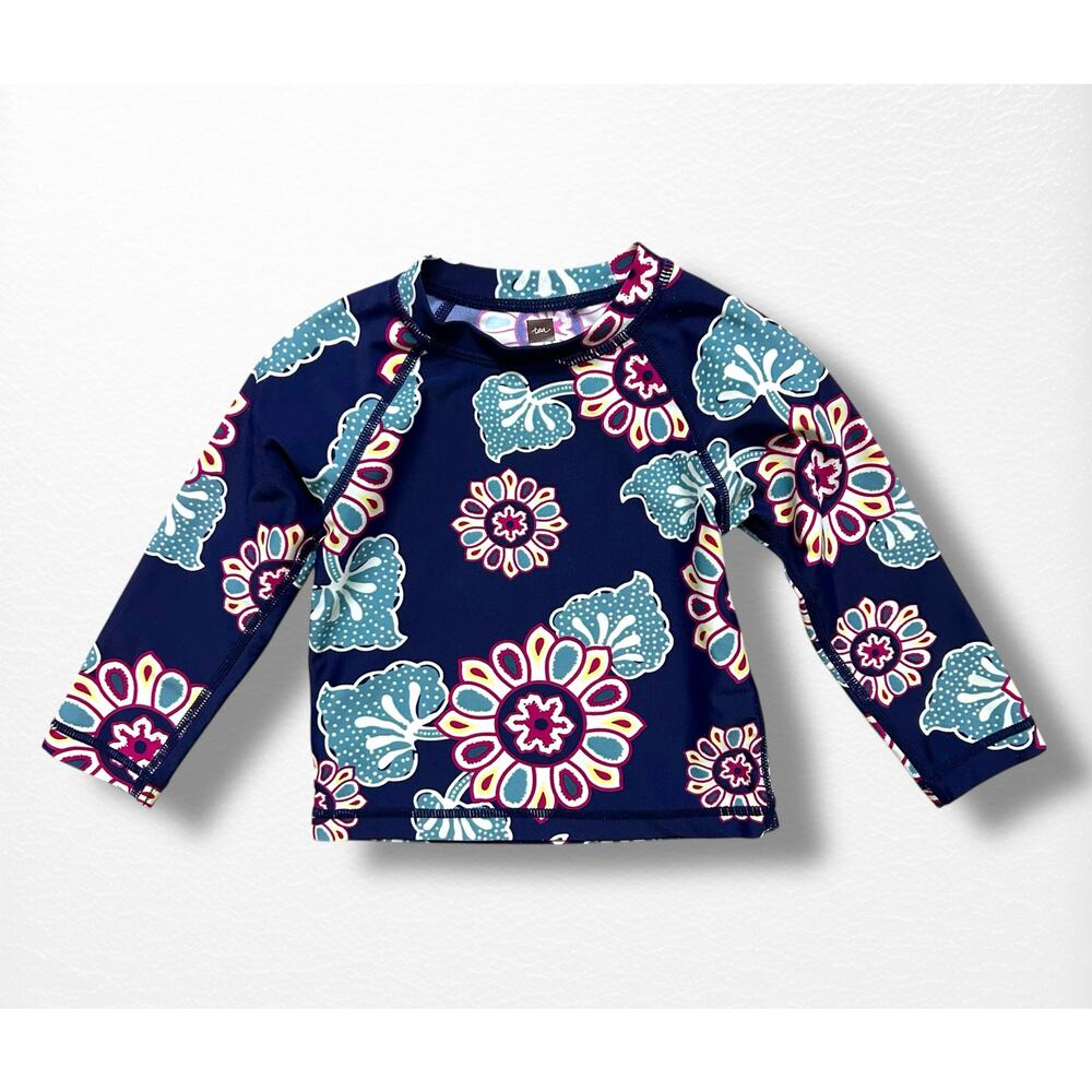 Tea Collection Long-Sleeved Rashguard Top, 12-18 Months